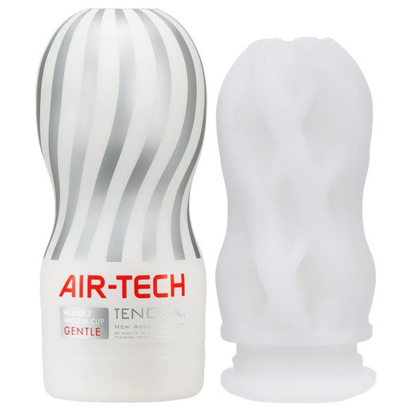 TENGA Air Tech Gentle - gjenbrukbar masturbator (hvit)