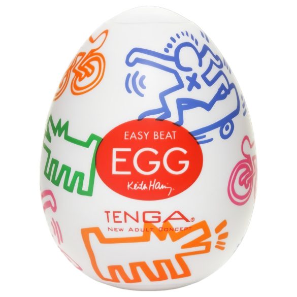 TENGA Egg Keith Haring Street - nytende egg (1 stk)