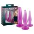 You2Toys - Analpluggesett - 3 deler (lilla)