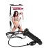 You2Toys - Oppblåsbar Strap-On - hul silikon dildo (svart)