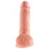 King Cock 7 natur dildo (18 cm) - autentisk nytelse