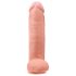 King Cock 12 herlig dildo (30 cm) - naturtro