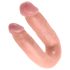 King Cock dobbel dildo (medium) - naturtro