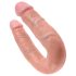 King Cock dobbel dildo (medium) - naturtro