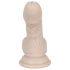 You2Toys - Liten sugekopp dildo i silikon (natur)