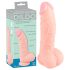 Medisinsk silikon dildo (20 cm) - naturtro