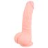 Medisinsk silikon dildo (20 cm) - naturtro