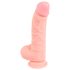 Medisinsk silikon dildo (20 cm) - naturtro