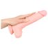 Medisinsk silikon dildo (24 cm) - naturtro