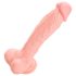 Medisinsk silikon dildo (24 cm) - naturtro