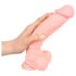 Medisinsk silikon dildo (24 cm) - naturtro