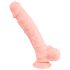 Medisinsk silikon dildo (24 cm) - naturtro