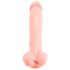 Medisinsk silikon dildo (24 cm) - naturtro