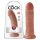 King Cock 20 cm dildo - mørk natur