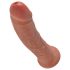 King Cock 20 cm dildo - mørk natur