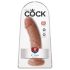 King Cock 20 cm dildo - mørk natur