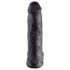 King Cock 12 stor dildo (30 cm) - svart