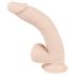 Nature Skin - realistisk dildo med sugekopp - natur (medium)