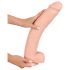 Realistixxx Giant 3XL - naturtro dildo (42 cm) - naturfarge