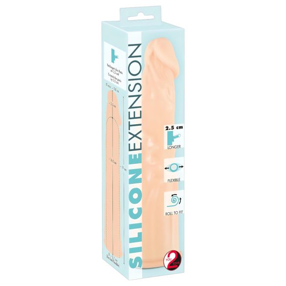 You2Toys - Silikon - Penisforlenger (naturlig) - 19cm