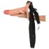 Realistisk Strap-on – hul, naturtro dildo