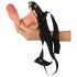 Realistisk Strap-on – hul, naturtro dildo