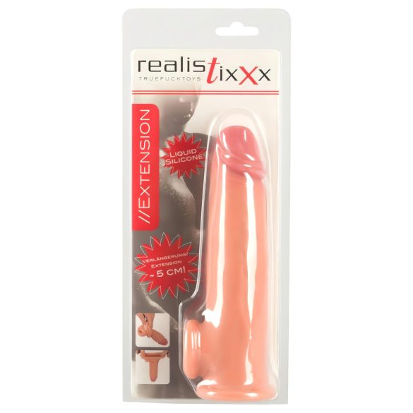 Realistixxx – naturtro penisforlengelse m/ring - 19 cm