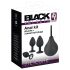 Black Velvet - 4-delt analplug-sett - svart