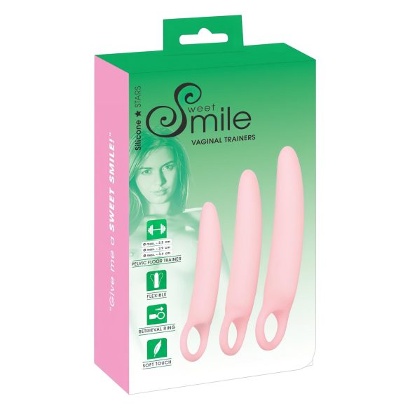 SMILE - Vaginaltrenere - sett med 3 - rosa