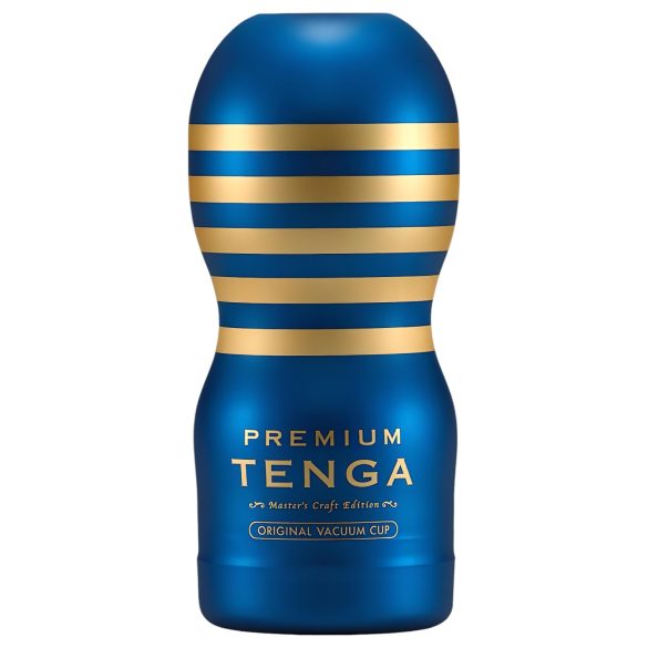 TENGA Premium Original - engangs masturbator (blå)