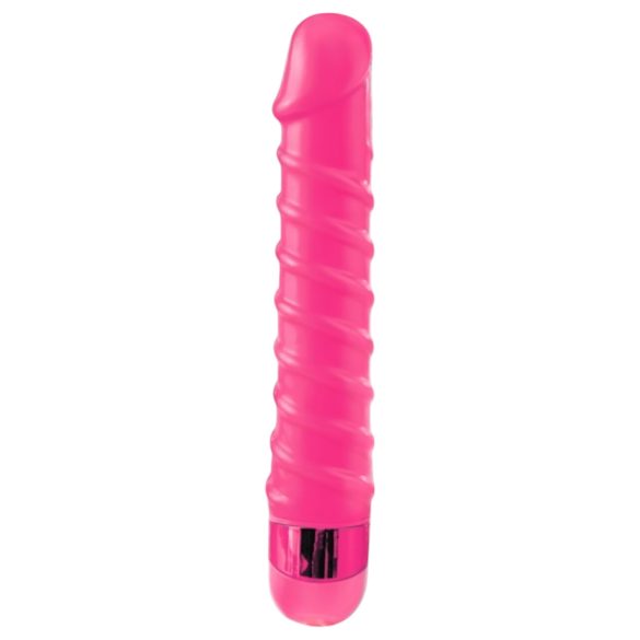 Classix Candy Twirl - rosa spiralformet vibrator for voksne