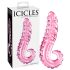 Icicles No. 24 - rosa riflet glassdildo