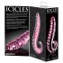 Icicles No. 24 - rosa riflet glassdildo