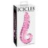 Icicles No. 24 - rosa riflet glassdildo