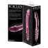 Icicles No. 57 - Dobbelt glassdildo med penisform (rosa)