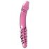 Icicles No. 57 - Dobbelt glassdildo med penisform (rosa)