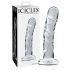 Icicles No. 62 - Klar glassdildo med penisform