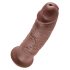 King Cock 10 - Sugende dildo (25cm) - brun