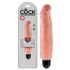 King Cock 7 Stiffy - vanntett, naturtro vibrator (18 cm)