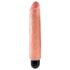 King Cock 10 - naturtro vanntett vibrator (25 cm)