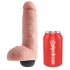 King Cock 8 - Naturtro sprutende dildo (20 cm)