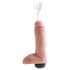 King Cock 8 - Naturtro sprutende dildo (20 cm)