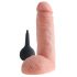 King Cock 8 - Naturtro sprutende dildo (20 cm)