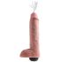 King Cock 11 - realistisk sprutdildo (28cm) - naturlig