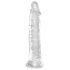 King Cock Clear 8 - stor sugekopp-dildo (20cm)