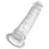 King Cock Clear 8 - stor sugekopp-dildo (20cm)