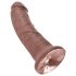 King Cock 8 dildo (20 cm) - brun