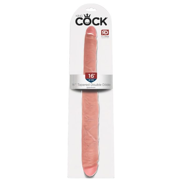 King Cock 41cm Dobbel Dildo - Naturtro Nytelse