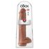 King Cock 15 - gigantisk dildo (38cm) - mørk natur