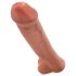 King Cock 15 - gigantisk dildo (38cm) - mørk natur